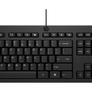 Klaviatuur HP 125 juhtmega, must