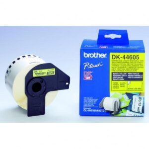 Etiketirull BROTHER DK44605 62mm x 30.48m, kollane