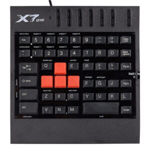 Mänguklaviatuur A4TECH X7 G100, must