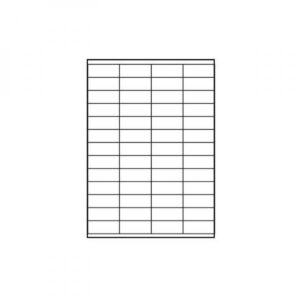 Kleebisetiketid LOGO 52.5x21.2mm A4, valge