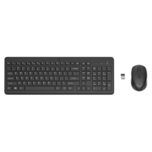 Juhtmevaba klaviatuuri ja hiire komplekt HP 330, must