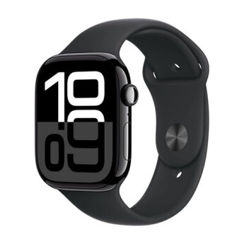Nutikell Apple Watch Series 10 (2024) LTE 46mm Jet must alumiiniumkorpus spordirihmaga – must