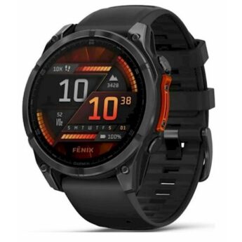 Nutikell Garmin Fenix 8 51mm, Amoled, Slate hall/Steel must