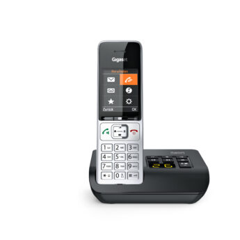 Lauatelefon Gigaset COMFORT 500A, analoogtelefon (hõbedane/must)
