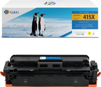 Tooner G&G HP 415X W2032X, kollane, XL, ühilduv