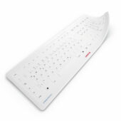 Klaviatuur Contour Cherry CHERRY Slipcover STREAM PROTECT MEMBRANE valge 105