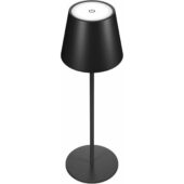 Laualamp Realpower reguleeritav LED laualamp külm/soe valgus akuga, Black