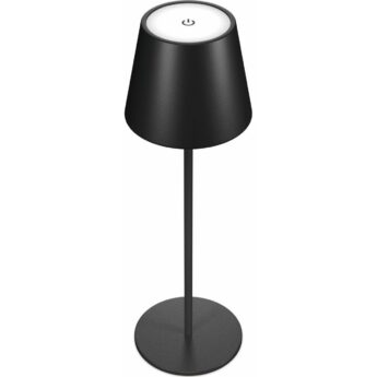 Laualamp Realpower reguleeritav LED laualamp külm/soe valgus akuga, Black