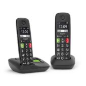 Lauatelefon Gigaset E290A Duo juhtmevaba suurte nuppudega telefon koos kõnede