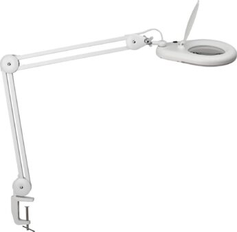 Laualamp Maul LED suurendustuli Viso koos klambrijalaga White