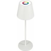 Laualamp Realpower LED-RGB laualamp reguleeritava heledusega akuga, white